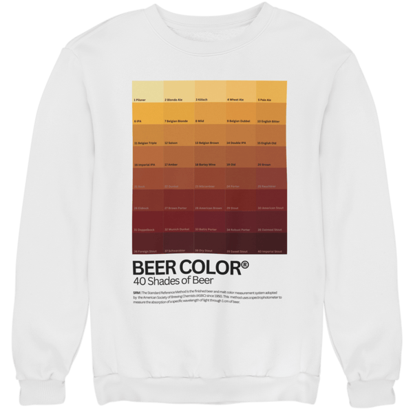 40 Shades of Beer - Unisex Pullover - Biermode | Mode für den Bierliebhaber