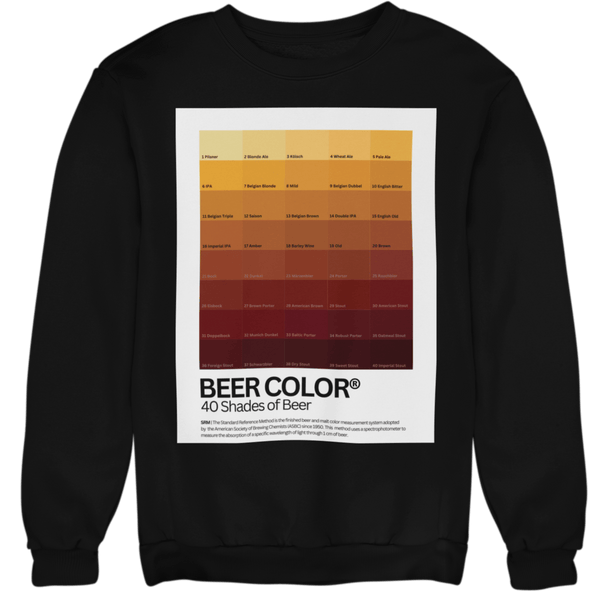 40 Shades of Beer - Unisex Pullover - Biermode | Mode für den Bierliebhaber