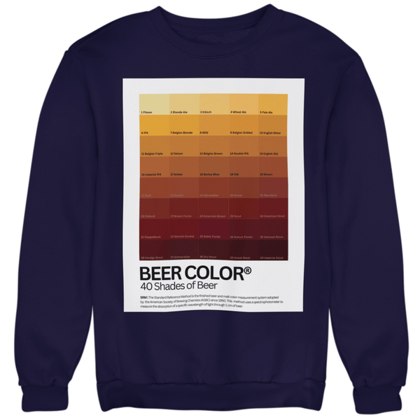 40 Shades of Beer - Unisex Pullover - Biermode | Mode für den Bierliebhaber