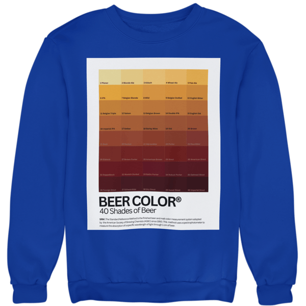 40 Shades of Beer - Unisex Pullover - Biermode | Mode für den Bierliebhaber