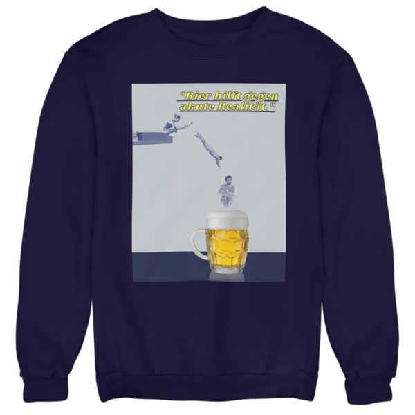 Bierspringer - Unisex Pullover - Biermode | Mode für den Bierliebhaber