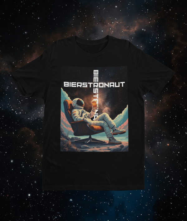 Bierstronaut - Premium T-Shirt - Biermode | Mode für den Bierliebhaber