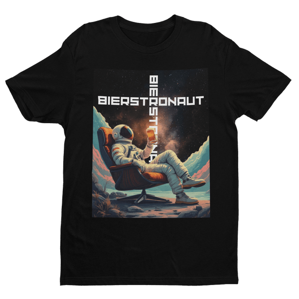 Bierstronaut - Premium T-Shirt - Biermode | Mode für den Bierliebhaber