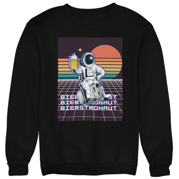 Bierstronaut - Unisex Pullover - Biermode | Mode für den Bierliebhaber