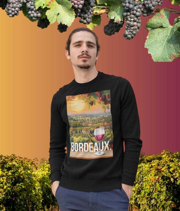 Bordeaux - Unisex Pullover - Biermode | Mode für den Bierliebhaber