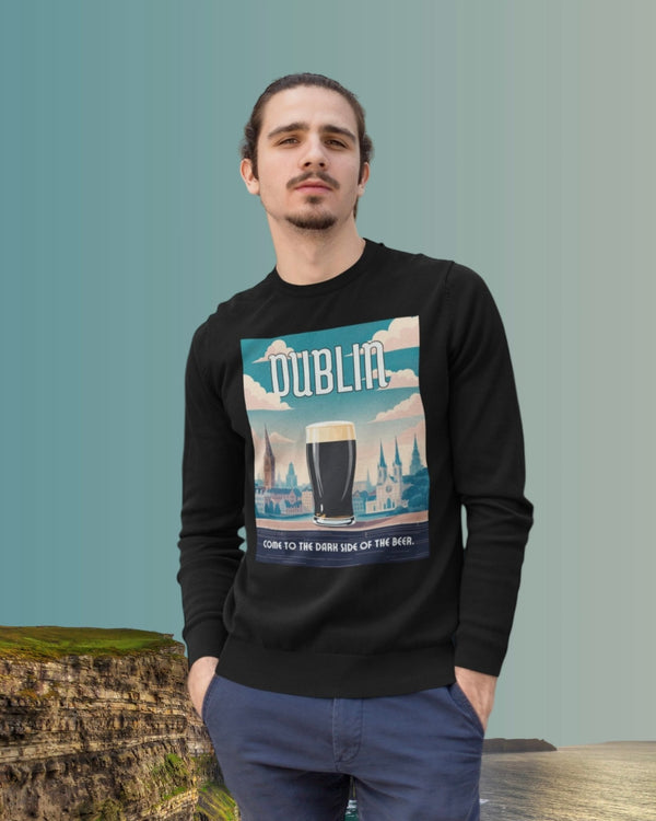 Dark Side of the Beer - Unisex Pullover - Biermode | Mode für den Bierliebhaber