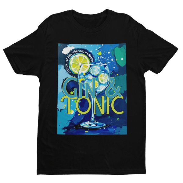 Gin & Tonic Premium T-Shirt - Biermode | Mode für den Bierliebhaber