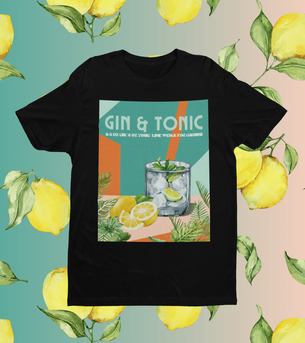 Gin & Tonic - Premium T-Shirt - Biermode | Mode für den Bierliebhaber