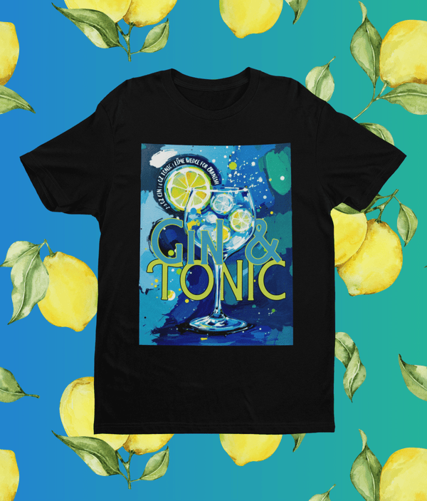 Gin & Tonic Premium T-Shirt - Biermode | Mode für den Bierliebhaber