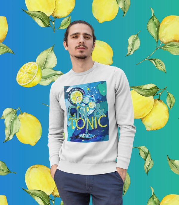 Gin & Tonic - Unisex Pullover - Biermode | Mode für den Bierliebhaber