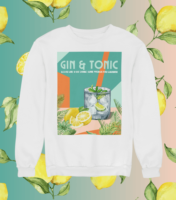 Gin & Tonic - Unisex Pullover - Biermode | Mode für den Bierliebhaber