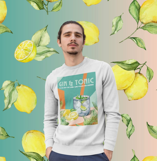 Gin & Tonic - Unisex Pullover - Biermode | Mode für den Bierliebhaber