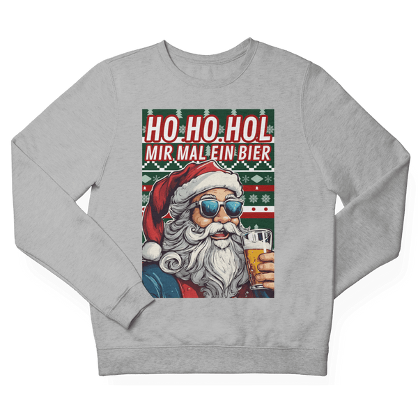 Ho Ho Hol mir mal ein Bier - Unisex Pullover - Biermode | Mode für den Bierliebhaber