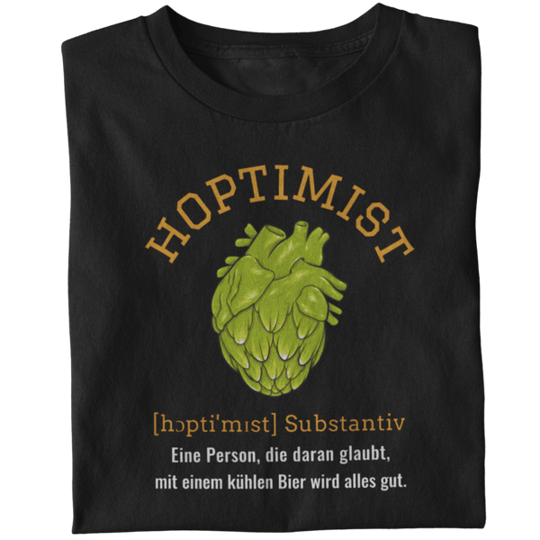 Hoptimist - Premium T-Shirt - Biermode | Mode für den Bierliebhaber