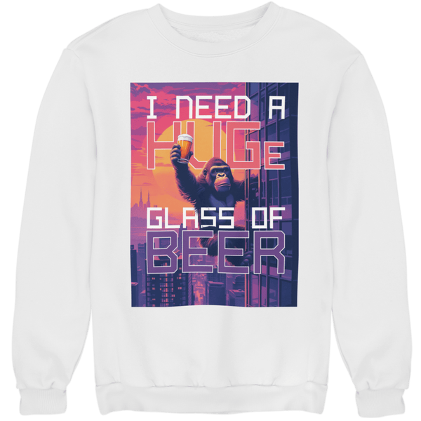 HUGE GLASS OF BEER - Unisex Pullover - Biermode | Mode für den Bierliebhaber