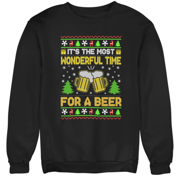 It's the most wonderful Time for a Beer - Unisex Pullover - Biermode | Mode für den Bierliebhaber