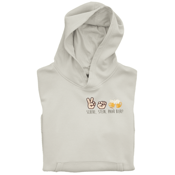 Schere, Stein, paar Bier? - Unisex Hoodie - Biermode | Mode für den Bierliebhaber