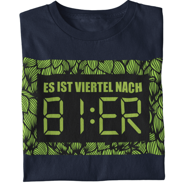 VIERTEL NACH BIER - Premium T-Shirt - Biermode | Mode für den Bierliebhaber