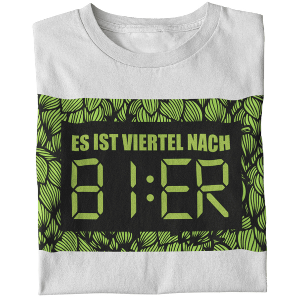 VIERTEL NACH BIER - Premium T-Shirt - Biermode | Mode für den Bierliebhaber