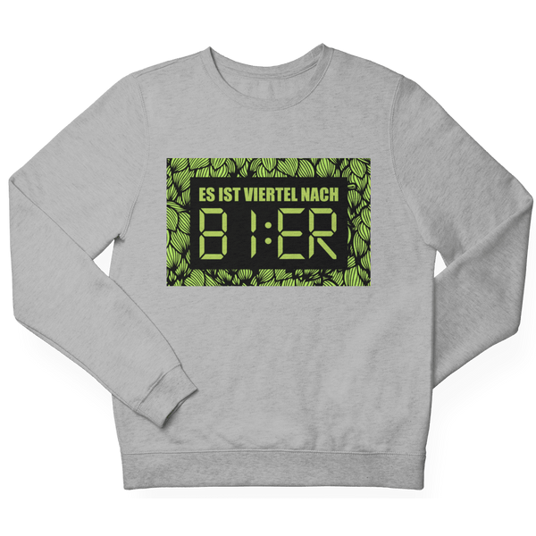 VIERTEL NACH BIER - Unisex Pullover - Biermode | Mode für den Bierliebhaber