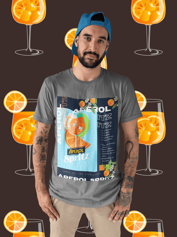 Aperol Spritz - Premium T-Shirt - Biermode | Mode für den Bierliebhaber