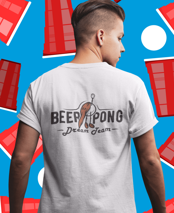 Beer Pong Dream Team - Männer Premium T-Shirt - Biermode | Mode für den Bierliebhaber
