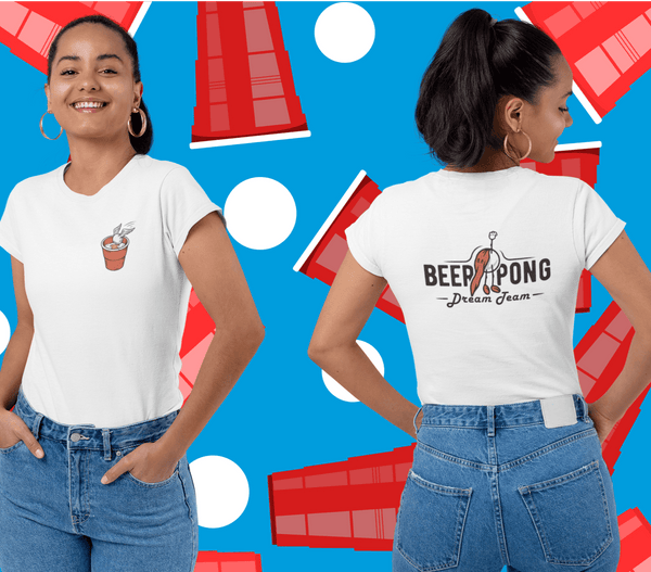 Beer Pong Dream Team - Premium T-Shirt - Biermode | Mode für den Bierliebhaber