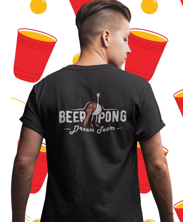 Beer Pong Dream Team - Premium T-Shirt - Biermode | Mode für den Bierliebhaber