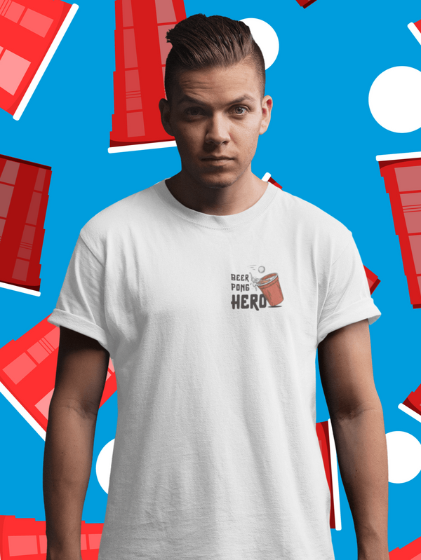 Beer Pong Hero - Männer Premium T-Shirt - Biermode | Mode für den Bierliebhaber
