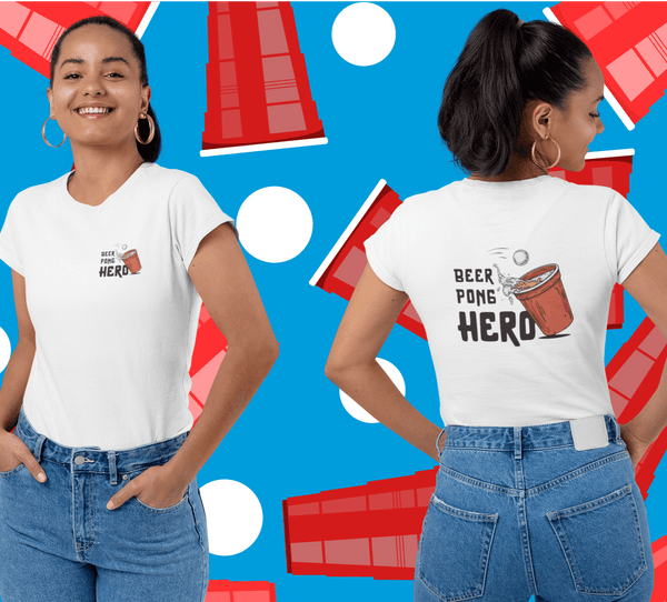 Beer Pong Hero - Premium T-Shirt - Biermode | Mode für den Bierliebhaber