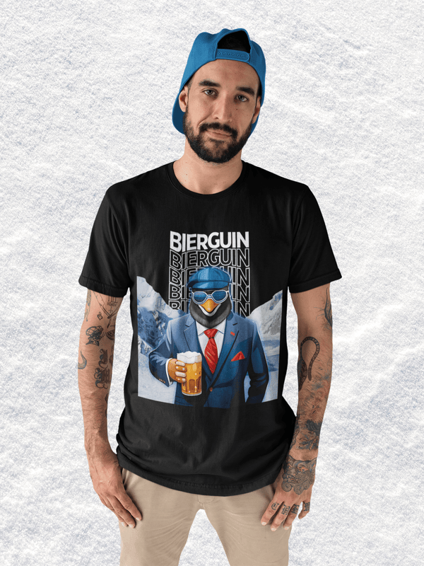 Bierguin - Premium T-Shirt - Biermode | Mode für den Bierliebhaber