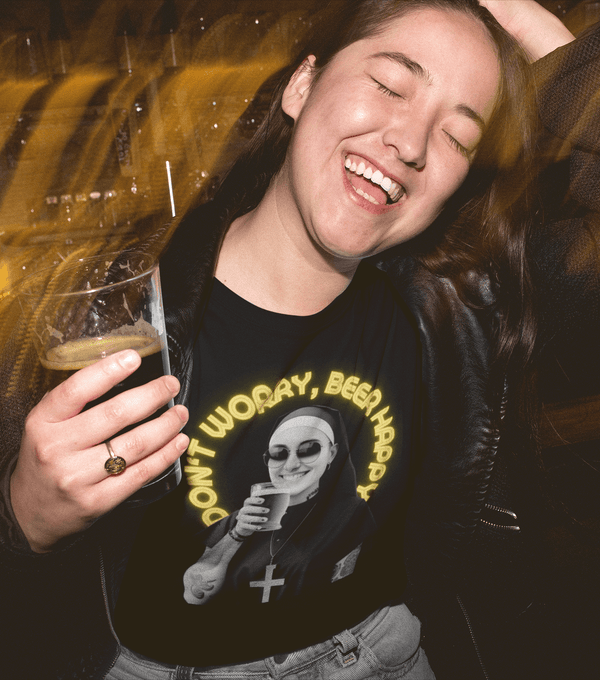 DON'T WORRY, BEER HAPPY - Premium T-Shirt - Biermode | Mode für den Bierliebhaber