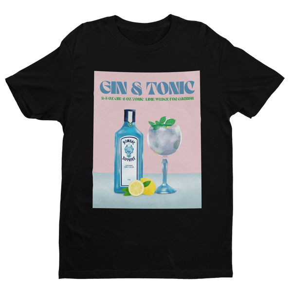 Gin & Tonic - Premium T-Shirt - Biermode | Mode für den Bierliebhaber