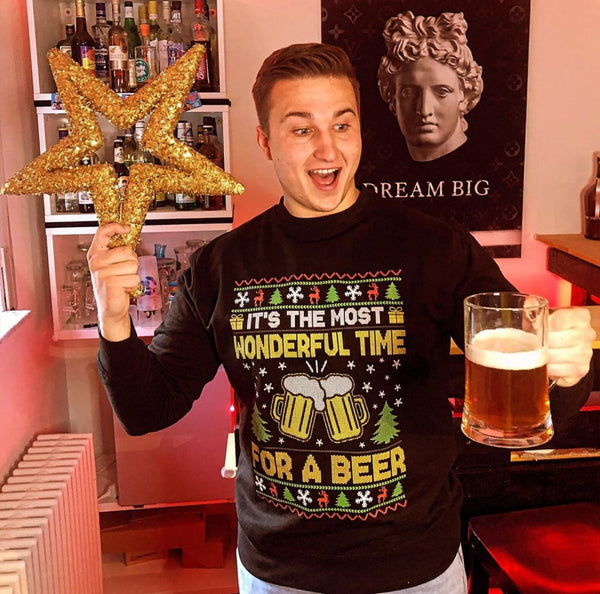 It's the most wonderful Time for a Beer - Unisex Pullover - Biermode | Mode für den Bierliebhaber