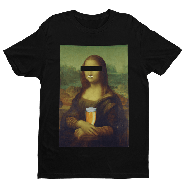 Mona Lisa (Bier Edition) - Premium T-Shirt - Biermode | Mode für den Bierliebhaber