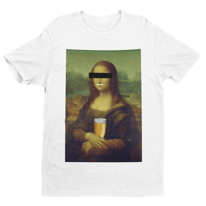 Mona Lisa (Bier Edition) - Premium T-Shirt - Biermode | Mode für den Bierliebhaber