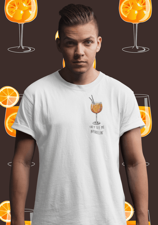 They see me Apérollin' - Premium T-Shirt - Biermode | Mode für den Bierliebhaber